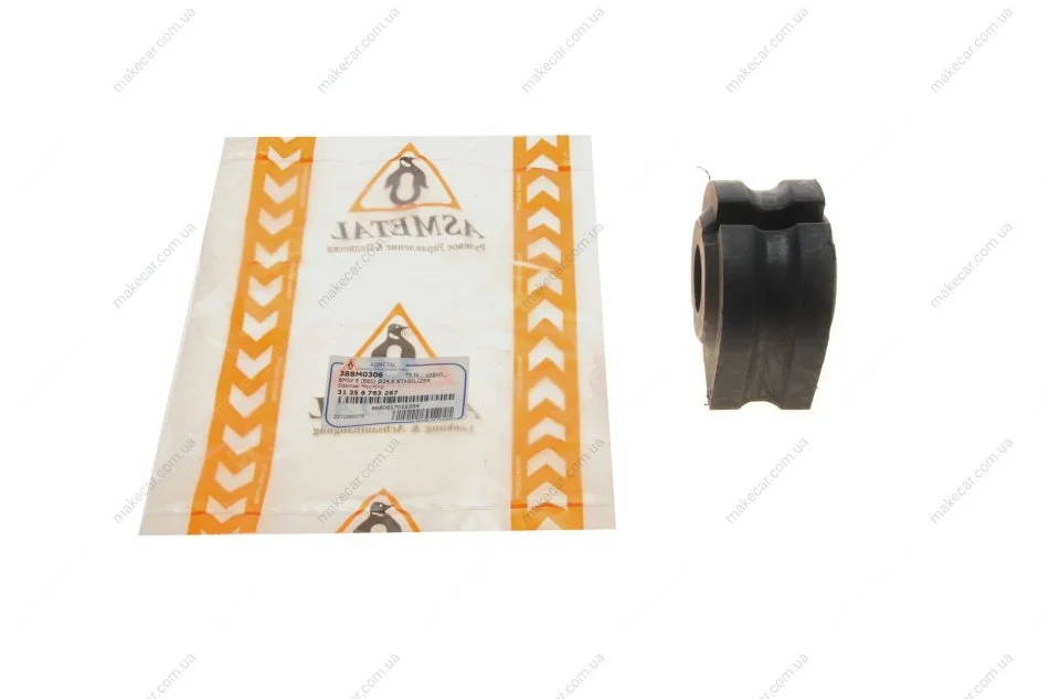 <strong>Втулка стабілізатора ASMETAL 38BM0306 (фото 1)</strong>