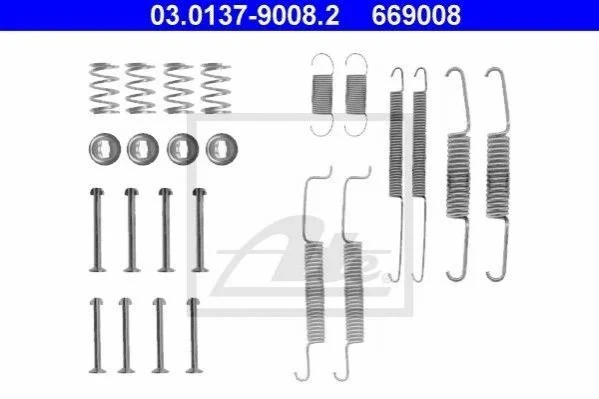 <strong>Комплектуючі для гальмівних колодок ATE 03013790082 (фото 1)</strong>