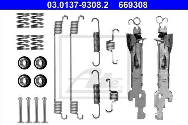 <strong>Комплектуючі для гальмівних колодок ATE 03013793082 (фото 1)</strong>