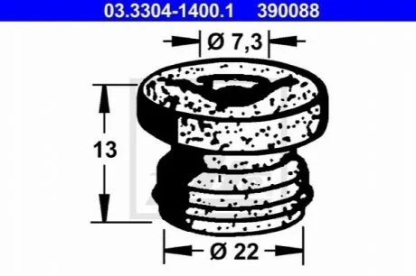 Захисна кришка для ATE 03.3304-1400.1 фото товару