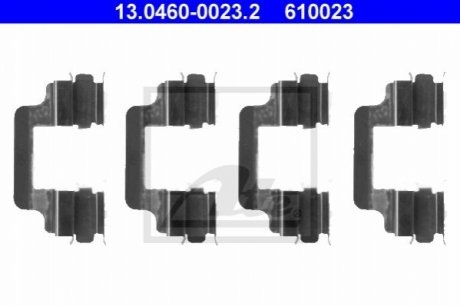 Пружинки для гальмівних колодок (к-кт 4шт) ATE 13.0460-0023.2