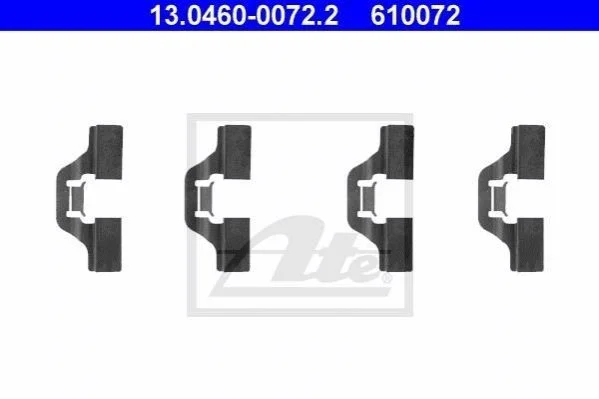 <strong>Комплектуючі для гальмівних колодок ATE 13.0460-0072.2 (фото 1)</strong>