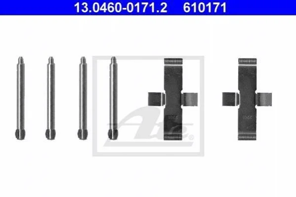 <strong>Комплектуючі для гальмівних колодок ATE 13046001712 (фото 1)</strong>