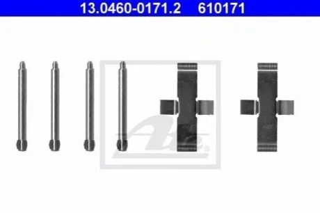 Комплектуючі для гальмівних колодок для Audi ATE 13046001712 фото товару