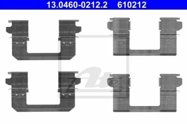 <strong>Комплектуючі для гальмівних колодок ATE 13.0460-0212.2 (фото 1)</strong>