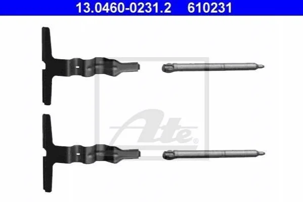 <strong>Комплектуючі для гальмівних колодок ATE 13046002312 (фото 1)</strong>