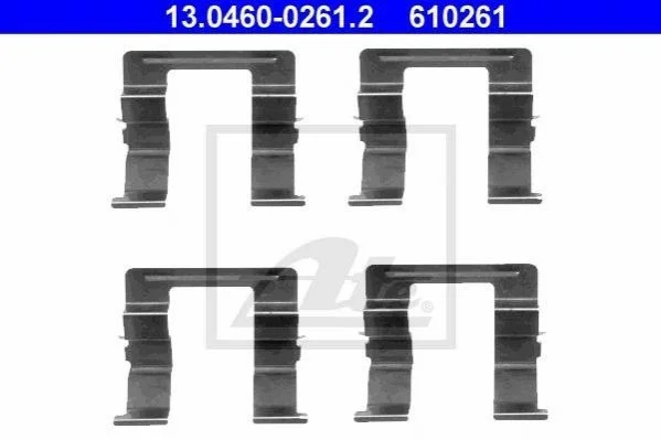 <strong>Комплектуючі для гальмівних колодок ATE 13046002612 (фото 1)</strong>