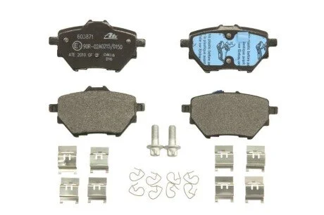 Гальмівні колодки, дискові для Citroen, Peugeot, Opel ATE 13.0460-3871.2 фото товару