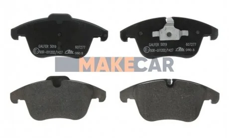 Колодки гальмівні дискові, к-кт для Peugeot, Citroen ATE 13.0460-7277.2 фото товару