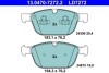 Колодки гальмівні дискові керамічні, к-кт ATE 13047072722 (фото 1)