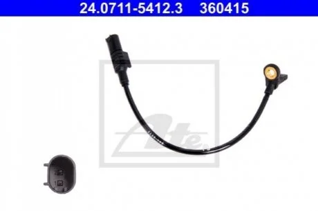 Датчик ABS для ATE 24.0711-5412.3 фото товару