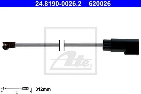 <strong>Датчик износа колодок ATE 24.8190-0026.2 (фото 1)</strong>
