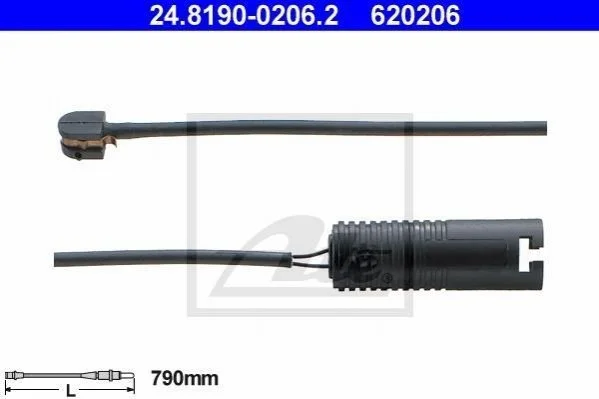 <strong>Датчик зносу гальмівних колодок ATE 24819002062 (фото 1)</strong>