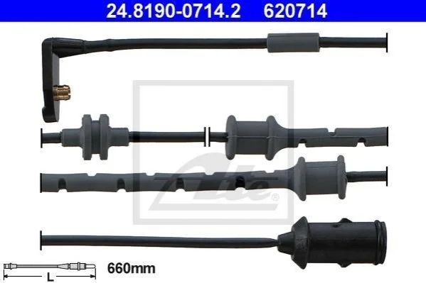 <strong>Датчик зносу гальмівних колодок ATE 24819007142 (фото 1)</strong>