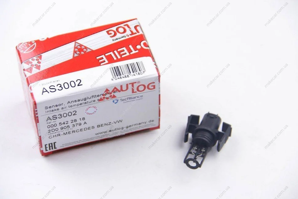 <strong>Датчик температури повітря MB Sprinter/Vito 1.8-3.0 96- AUTLOG AS3002 (фото 1)</strong>