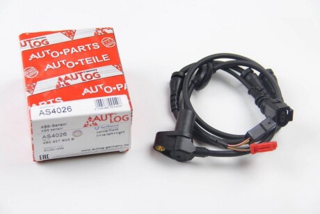 Датчик ABS передний Passat 01-05/Audi A4 quattro 95-01/A6 quattro 99-05 AUTLOG AS4026 фото товара