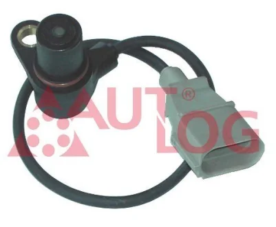 Датчик положення коленвала Audi A3/A4/A6/A8/ Skoda Fabia/ Octavia/VW Passat 1.6-3.0 96-10 для Ford, Audi, Volkswagen, Seat, Skoda AUTLOG AS4121 фото товару