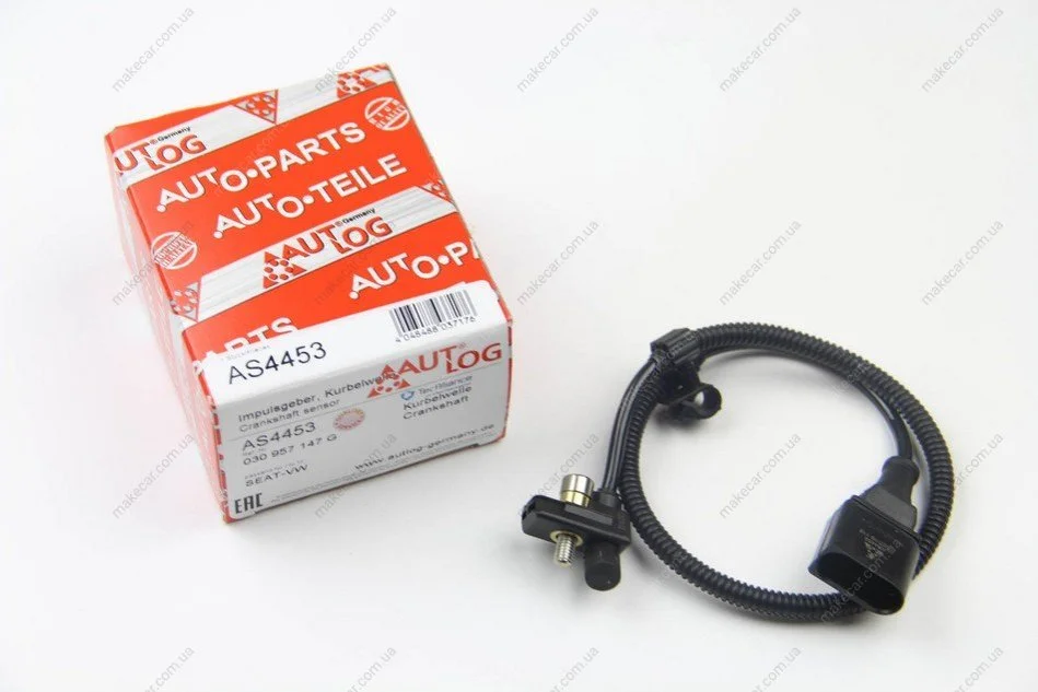 <strong>Датчик колінвала VW CADDY II,GOLF III,POLO,VENTO 1.0/1.4 91-05 AUTLOG AS4453 (фото 1)</strong>
