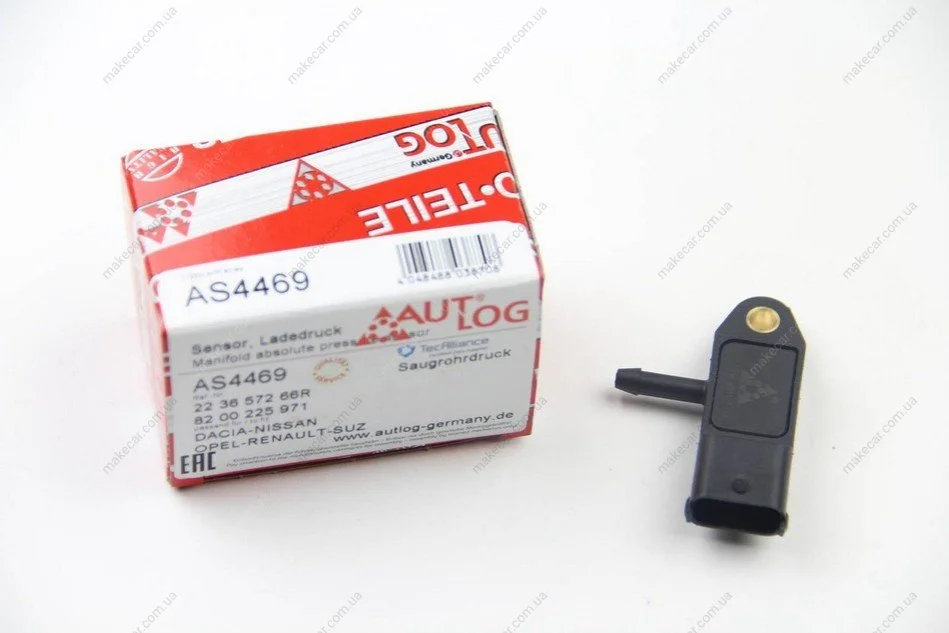 <strong>Датчик тиску наддуву (3 конт.) KANGOO/TRAFIC 1.5/1.9DCI 99- AUTLOG AS4469 (фото 1)</strong>