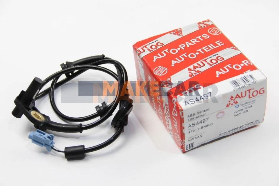 <strong>Датчик ABS NISSAN ALMERA 00- перед. Л AUTLOG AS4497 (фото 1)</strong>