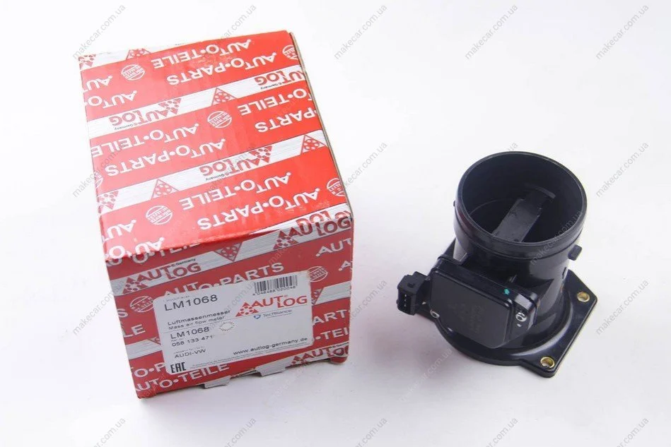 <strong>Витратомір повітря (3 конт.) AUDI A4/ A6/VW PASSAT 1.6/1.8 94-05 AUTLOG LM1068 (фото 1)</strong>