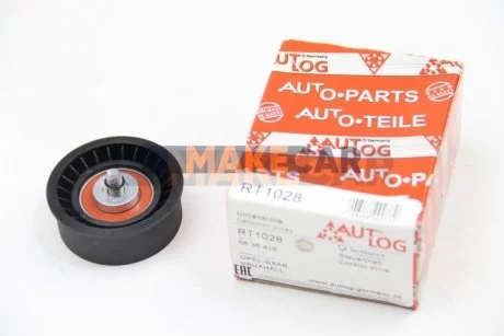 Ролик натяжний ГРМ 1.4-1.6i Astra/Vectra/Corsa 98> для AUTLOG RT1028 фото товару