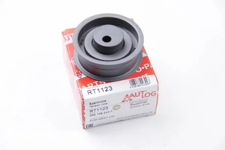 Ролік натяж. ГРМ 1.6-1.9 D/TD Golf II/Golf III/Passat B2/B3/B4/T3/T4/Audi 80 для Seat, Audi, Volkswagen AUTLOG RT1123 фото товару
