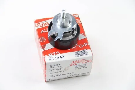 Ролик натяжний ГРМ Caddy III/Golf IV/Fabia/Octavia/A2 1.4/1.6 16V для AUTLOG RT1443 фото товару
