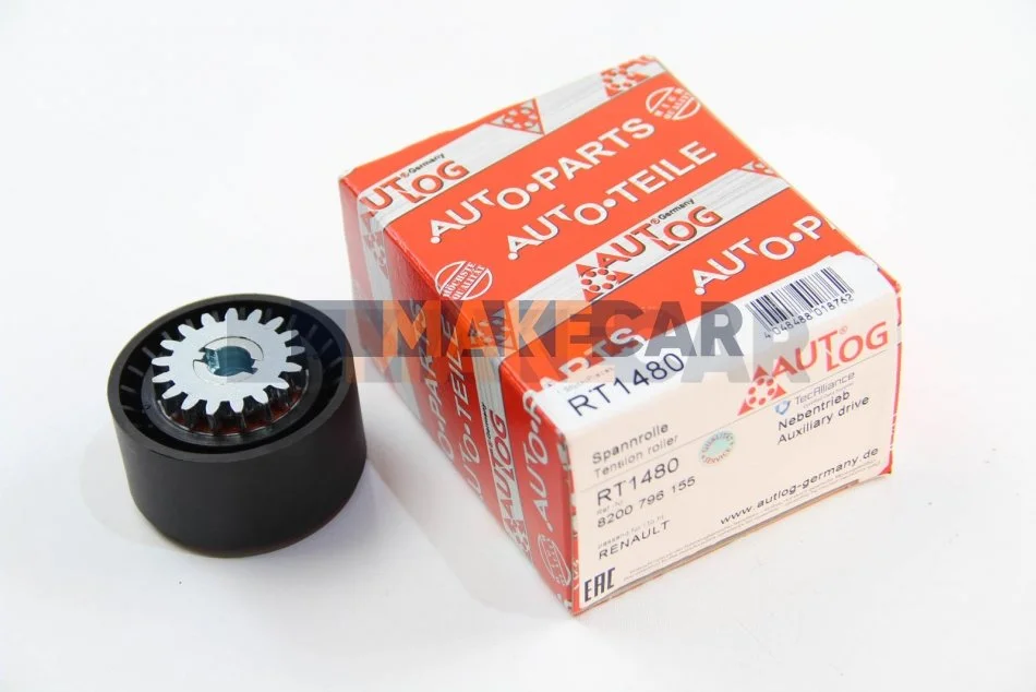 <strong>Ролик натяжний Clio/Motus 1.2i 05- AUTLOG RT1480 (фото 1)</strong>