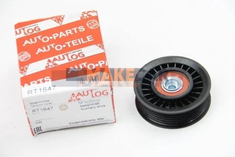 Ролик натяжний генератора Crafter 2.5TDI 06- для Volkswagen AUTLOG RT1647 фото товару
