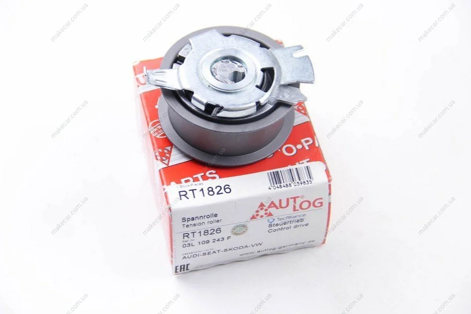 <strong>Ролик натяжний ГРМ T5/Crafter/Caddy 2.0TDI 10- AUTLOG RT1826 (фото 1)</strong>