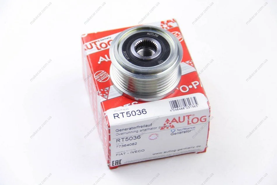 <strong>Шків генератора Ducato/Boxer/Transit 2.2JTD/HDI/TDCI 06- AUTLOG RT5036 (фото 1)</strong>