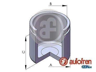 <strong>Поршень циліндра супорта AUTOFREN D025109 (фото 1)</strong>