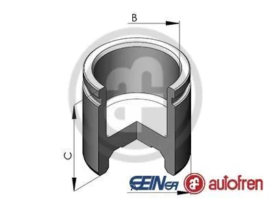 Поршень супорта гальмівного для Volkswagen, Seat AUTOFREN D025133 фото товару