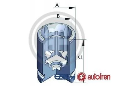 <strong>Елементи гальмівного супорта AUTOFREN D025233 (фото 1)</strong>