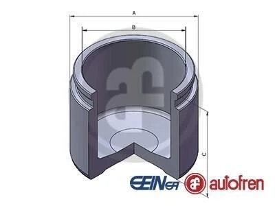 <strong>Поршень супорта пер. Yaris 05- (54x48mm) AUTOFREN D025393 (фото 1)</strong>