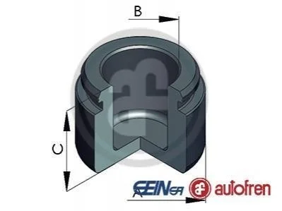 <strong>Поршень супорта Astra/Insignia/Clio/Megane/Punto/Civic 98- 40*30mm SEINSA AUTOFREN D025503 (фото 1)</strong>