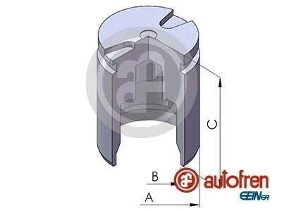 <strong>Поршень циліндра супорта AUTOFREN D025704 (фото 1)</strong>