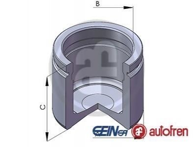 Поршенек суппорта перед MB 100 (48x44,85мм) 88-96 SEINSA AUTOFREN D02586