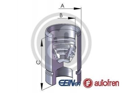 Поршенек суппорта зад MAZDA 626/323/MX-6 (30x45,5) 89-04 SEINSA AUTOFREN D02589 (фото 1)