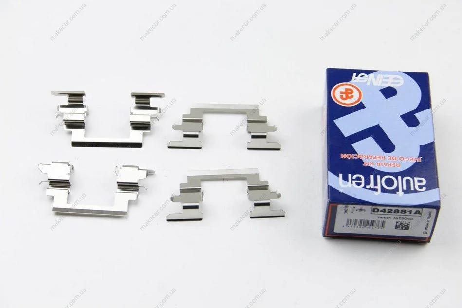 <strong>Монтажний к-кт гальмівних колодок перед LANCER/GALANT/ASX 96- AUTOFREN D42881A (фото 1)</strong>