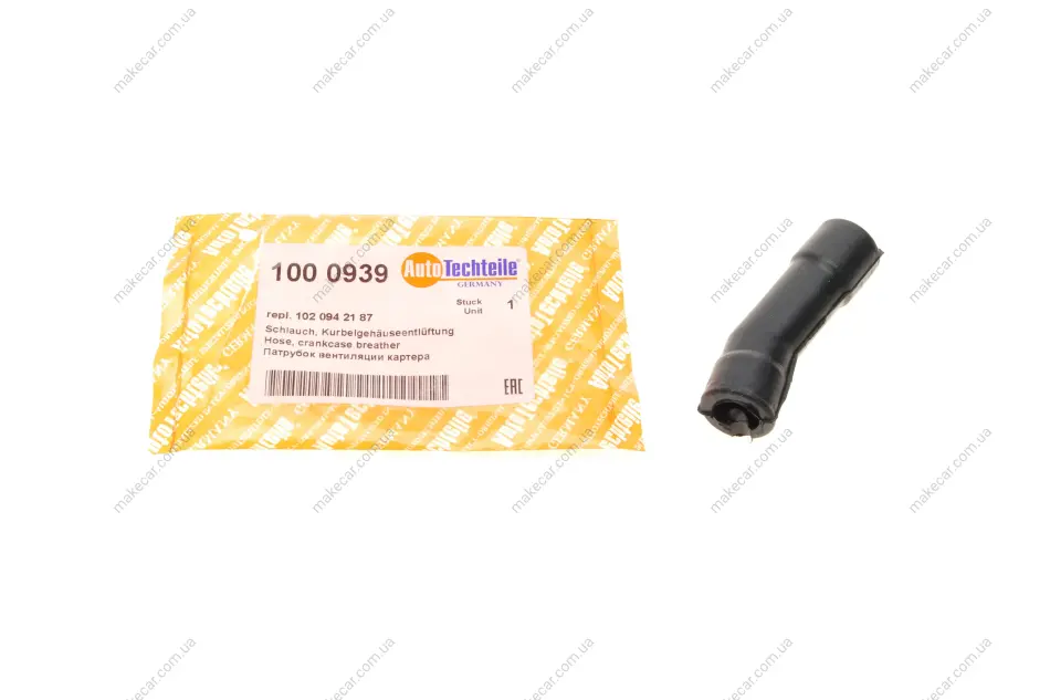 <strong>Патрубок вентиляції картера AUTOTECHTEILE 100 0939 (фото 1)</strong>