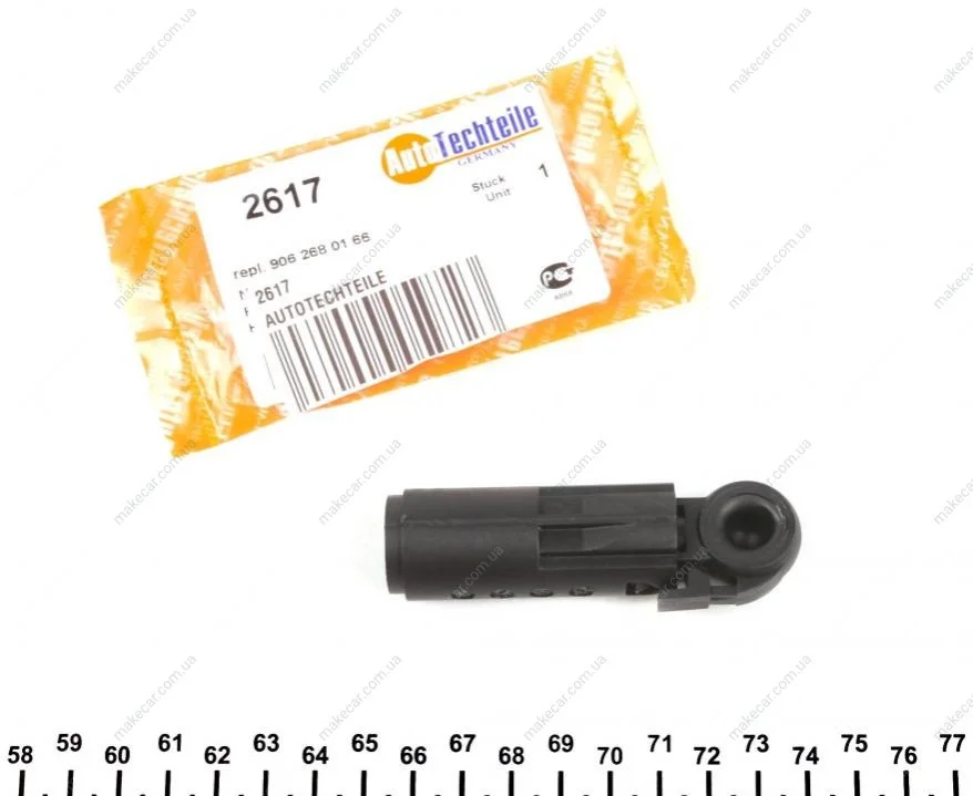 <strong>Наконечник троса куліси MB Sprinter 906 CDI 06- AUTOTECHTEILE 100 2617 (фото 1)</strong>