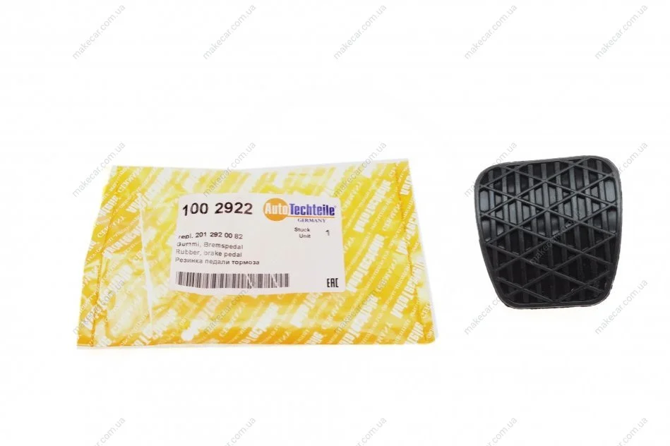 <strong>Накладка педалі гальма MB Sprinter/VW Crafter 06- AUTOTECHTEILE 100 2922 (фото 1)</strong>