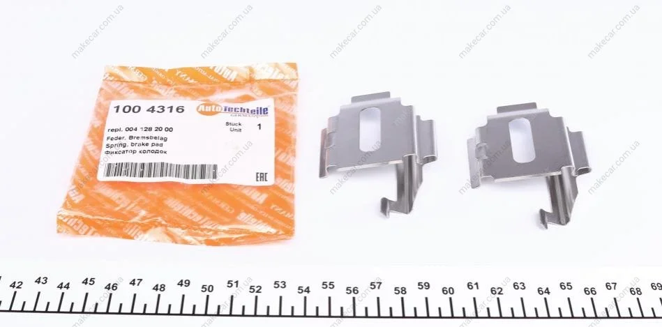 <strong>Скоба супорта (заднього) притискна VW LT (28-46) 96-06 /Vito (W638) (переднього) -03 AUTOTECHTEILE 100 4316 (фото 1)</strong>