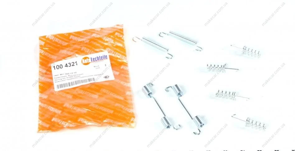 <strong>Комплект пружинок стоянкового гальма VW LT 46/MB Sprinter 412 95- (170x40) (Ate) AUTOTECHTEILE 100 4321 (фото 1)</strong>