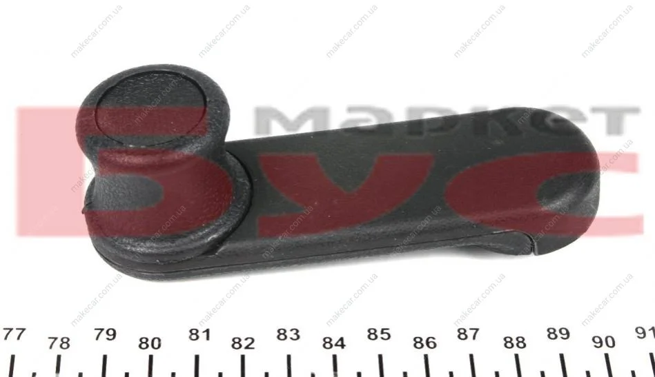 <strong>Ручка склопідіймача MB 609 (чорна) AUTOTECHTEILE 100 7600 (фото 1)</strong>