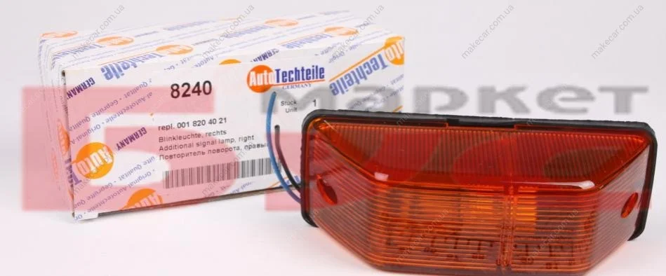 <strong>Повторювач повороту на крыло MB Sprinter 412 (R) (жовтий) AUTOTECHTEILE 100 8240 (фото 1)</strong>