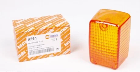 Скло повторювача поворотів DB 609-709 (жовтий) для AUTOTECHTEILE 100 8261 фото товару