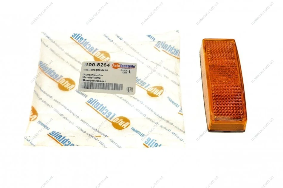 <strong>Фонарь боковой (габарит) MB Sprinter/VW LT 96-06 (желтый) AUTOTECHTEILE 100 8264 (фото 1)</strong>